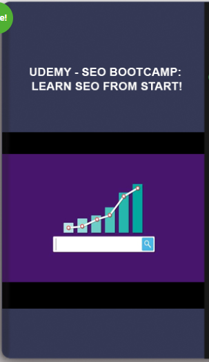 Udemy – SEO BOOTCAMP: Learn SEO From Start!