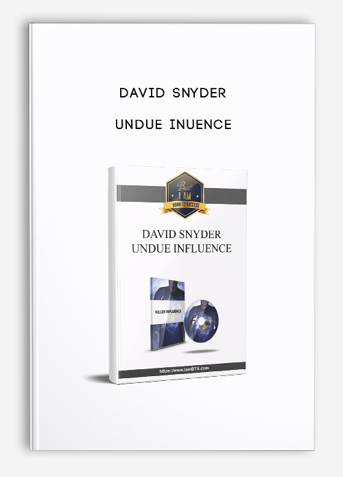 Undue Inuence by David Snyder