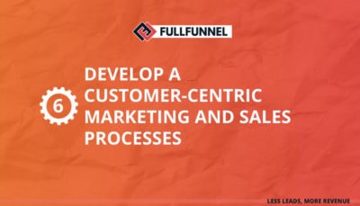Develop a marketing and sales process based on the buyer journey