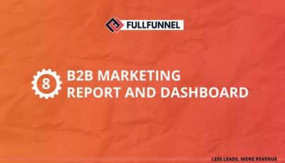 B2B marketing dashboard