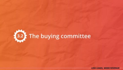 Develop the buying committee