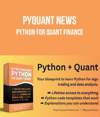 PyQuant News – Python for Quant Finance PyQuant News – Python for Quant Finance