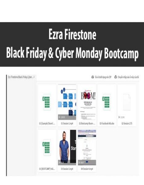Ezra Firestone – Black Friday & Cyber Monday Bootcamp Ezra Firestone – Black Friday & Cyber Monday Bootcamp