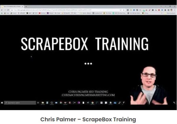 ScrapeBox Training By Chris Palmer ScrapeBox Training By Chris Palmer
