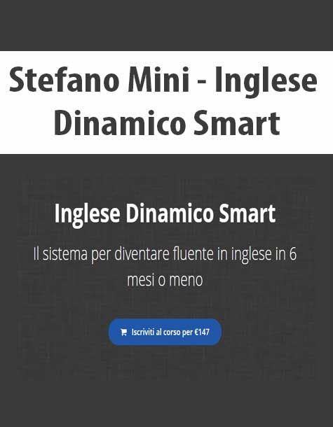 Stefano Mini – Inglese Dinamico Smart Stefano Mini – Inglese Dinamico Smart