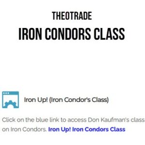 TheoTrade – Iron Condors Class