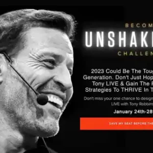 Tony Robbins – Become Unshakeable Challenge 2023